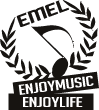 music t-shirts logo by enjoymusic enjoylife